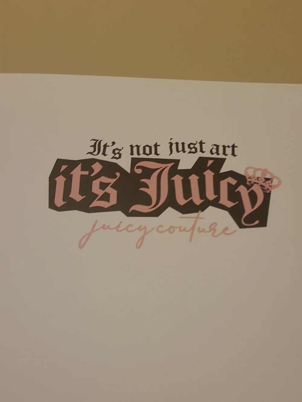 Juicy Couture Pink Gold Foil Cherry Sketchbook